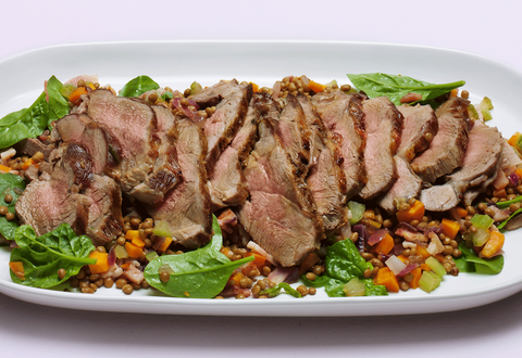 Barbecued Lamb Leg