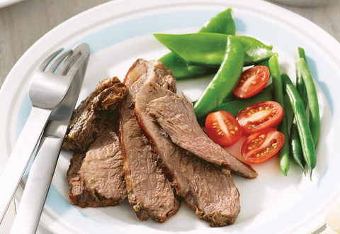 Barbecued Butterflied Lamb Leg