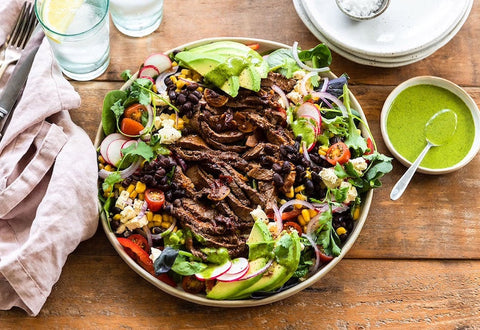 Mexican BBQ steak salad recipe - Aussie Butcher New Lynn