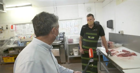 The Butcher Lending a Hand for his Community