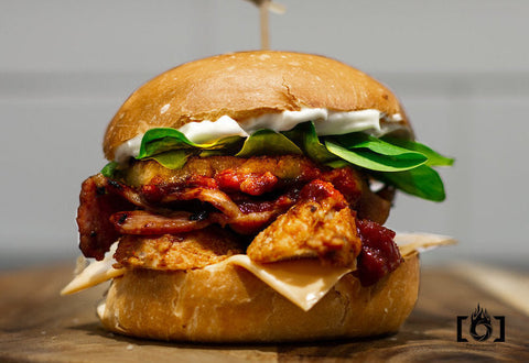 Hawaiian Chicken Burgers