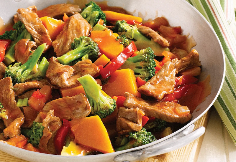 Sweet & sour beef stir-fry