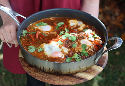 Beef and bean shakshuka recipe - Aussie Butcher New Lynn