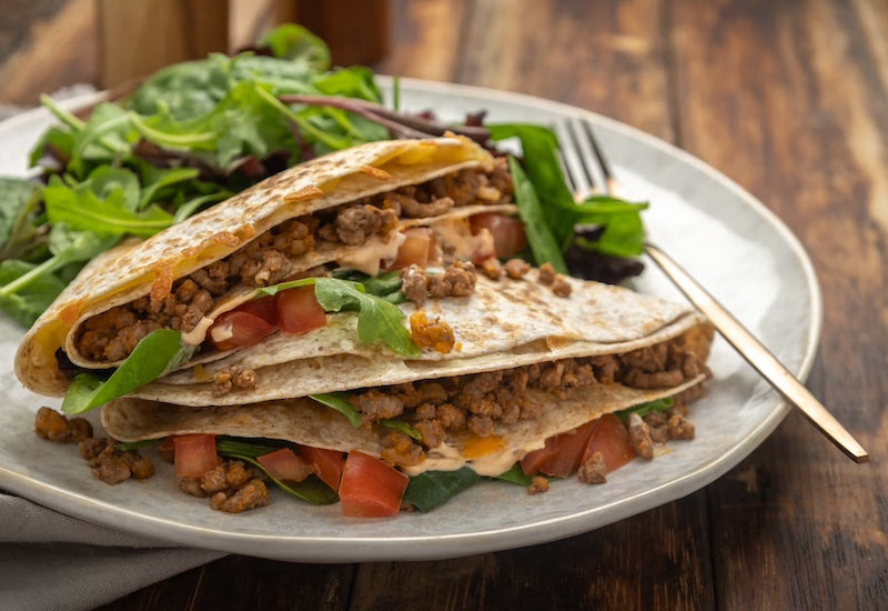 Beef nacho wraps recipe