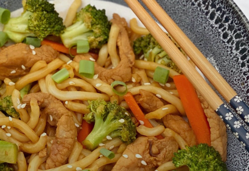 Hoisin Pork Yaki Udon