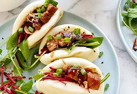 Hoisin Sticky Pork Belly Bao Buns
