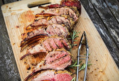 Mustard and Herb Crumbed Rack of Lamb