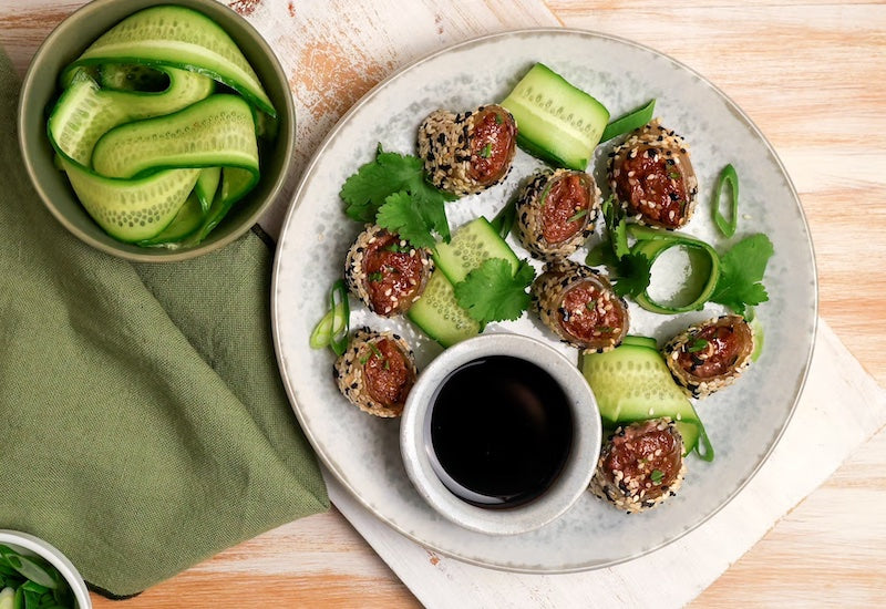 No fold beef dumpling recipe
