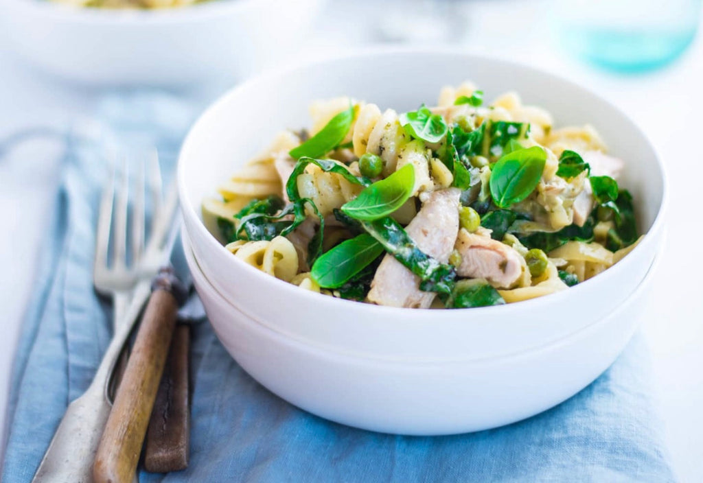 Pesto chicken pasta