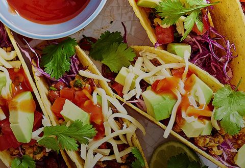 Pork & Kidney Bean Tacos