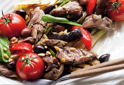 Roast Lamb Shoulder with Tapenade