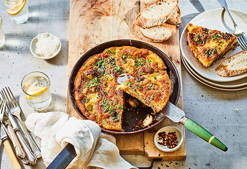 Breakfast frittata of champions