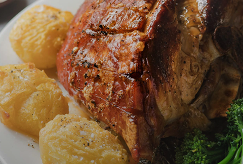 Roasted Leg of Pork